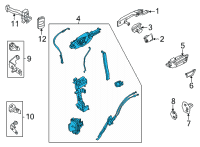 OEM Ford Maverick LATCH Diagram - NZ6Z-E219A64-A