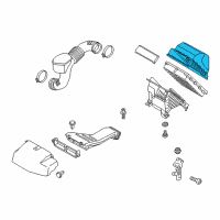OEM Hyundai Santa Fe Sport Cover-Air Cleaner Diagram - 28111-C5100
