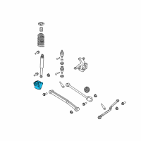 OEM Jeep Wrangler Shield-Heat Diagram - 68251031AA