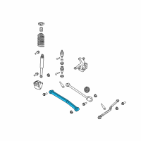 OEM 2022 Jeep Wrangler Lower Control Arm Diagram - 68250242AB