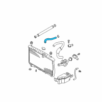 OEM 2001 Hyundai Santa Fe Hose-Radiator, Upper Diagram - 25411-26010