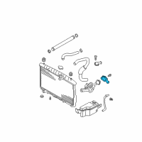 OEM 2004 Hyundai Sonata Fitting-Coolant Inlet Diagram - 25621-38000