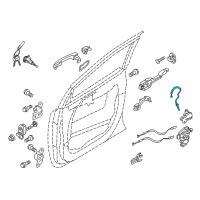 OEM 2018 Kia Sedona Cable Assembly-Front Door Outside Diagram - 81381A9000