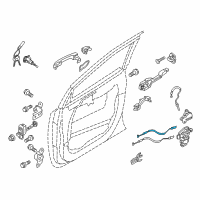 OEM 2021 Kia Sedona Cable Assembly-Front Door S/L Diagram - 81391A9000