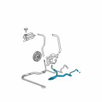 OEM Buick LaCrosse Pipe Asm-P/S Fluid Cooling Diagram - 15787647
