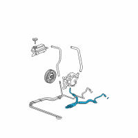 OEM 2006 Buick LaCrosse Pipe Asm-P/S Fluid Cooling Diagram - 15787647