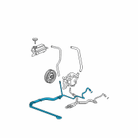 OEM Buick LaCrosse Pressure Hose Diagram - 15787648