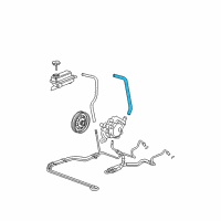 OEM 2005 Buick LaCrosse Hose-P/S Fluid Reservoir Outlet Diagram - 15241759