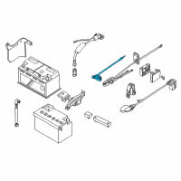 OEM 2004 BMW 325xi Negative Battery Cable Diagram - 61-12-8-373-946