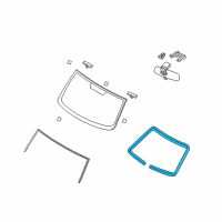 OEM 2004 Nissan Murano Rubber DUM Seal Diagram - G2G16-89900