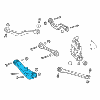 OEM 2019 GMC Acadia Lower Control Arm Diagram - 84143517