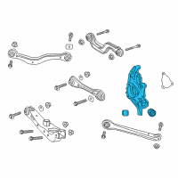 OEM Cadillac XT5 Knuckle Diagram - 84196225