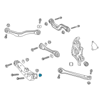 OEM 2016 Chevrolet Camaro Lower Control Arm Nut Diagram - 11611709