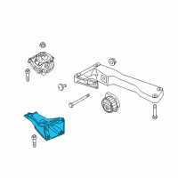 OEM 2013 BMW X1 Engine Mount Bracket Right Diagram - 22-11-6-788-358