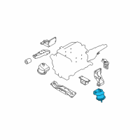 OEM Infiniti G35 Insulator-Engine Mounting, Front Diagram - 11220-CG110