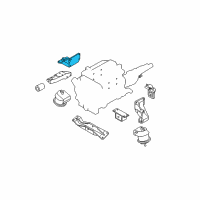 OEM 2004 Infiniti FX35 Bracket-Engine Mounting, Rh Diagram - 11232-AF801
