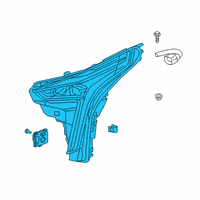 OEM 2019 Cadillac CT6 Composite Headlamp Diagram - 84718736