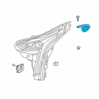 OEM 2020 Cadillac CT6 Headlight Wiring Harness Diagram - 84526713