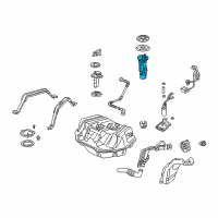 OEM Honda Accord Filter Set, Fuel Diagram - 16010-S4K-A00