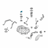 OEM 2001 Honda Insight Valve, One-Way Diagram - 17376-S84-A02