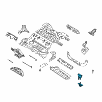 OEM 2004 Nissan Xterra Carrier-Spare Tire Diagram - 57210-9Z400