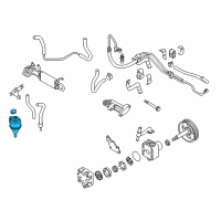 OEM 2008 Infiniti FX45 Tank Assy-Reservoir Diagram - 49192-AG000