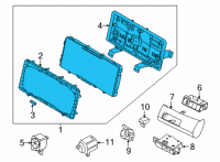 OEM 2021 Hyundai Santa Fe Cluster Assembly-Instrument Diagram - 94011-CL020