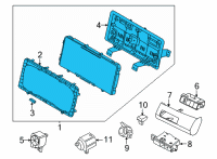 OEM Hyundai Santa Fe CLUSTER ASSY-INSTRUMENT Diagram - 94031-CL020