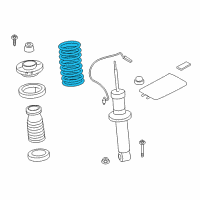 OEM 2016 BMW X4 REAR COIL SPRING Diagram - 33-50-6-874-291