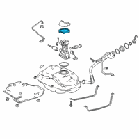 OEM Toyota Corolla Cross Tube Assembly Lock Ring Diagram - 77144-06040