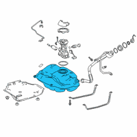 OEM 2022 Toyota Corolla Fuel Tank Diagram - 77001-02850
