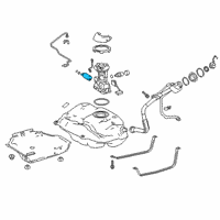 OEM 2021 Toyota C-HR Fuel Pump Diagram - 23221-37040