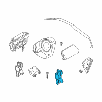 OEM 2008 Saturn Astra Side Impact Sensor Diagram - 13264083