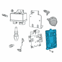 OEM 2018 Jeep Grand Cherokee Module-Powertrain Control Diagram - 5150767AD