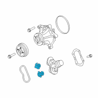 OEM 2008 Ford F-350 Super Duty Thermostat Diagram - 8C3Z-8575-D