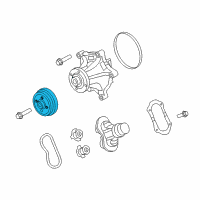 OEM Ford Pulley Diagram - 8C3Z-8509-A