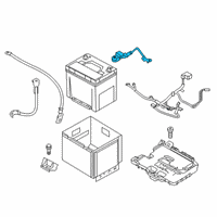 OEM 2022 Kia Rio Sensor Assy-Battery Diagram - 37180H8700