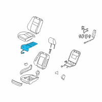 OEM Acura RL Heater, Front Seat Cushion Diagram - 81134-SJA-A02