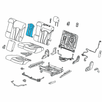 OEM 2020 Buick Envision Seat Back Heater Diagram - 84054602