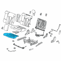 OEM 2020 Buick Envision Seat Cushion Pad Diagram - 23267189