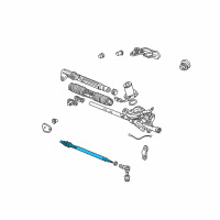 OEM Honda Civic Tie Rod Sub-Assembly Diagram - 53521-S5A-003