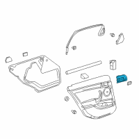 OEM 2013 Chevrolet Caprice Handle, Inside Diagram - 92249289