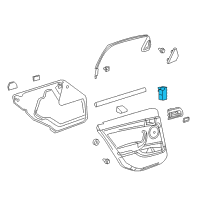 OEM 2011 Chevrolet Caprice Switch, Rear Side Door Window Diagram - 92241078