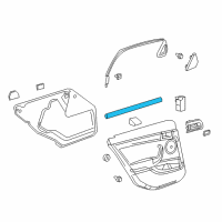 OEM Chevrolet Caprice Belt Weatherstrip Diagram - 92196408
