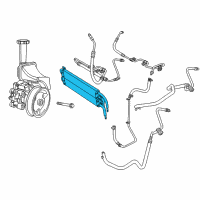 OEM 2015 Jeep Grand Cherokee Cooler-Power Steering Diagram - 5181674AD