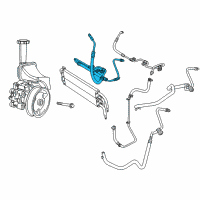 OEM 2014 Jeep Grand Cherokee Line-Power Steering Pressure Diagram - 5181560AD