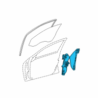 OEM 2007 Chrysler 300 Window Regulator Front Left Diagram - 5065475AE