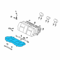 OEM 2004 Scion xA Seat Cushion Diagram - 71601-5C590-C0