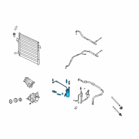 OEM Mercury Mountaineer Drier Diagram - JU2Z-19C836-B