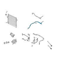 OEM 2006 Mercury Mountaineer Hose & Tube Assembly Diagram - 7L2Z-19835-LA